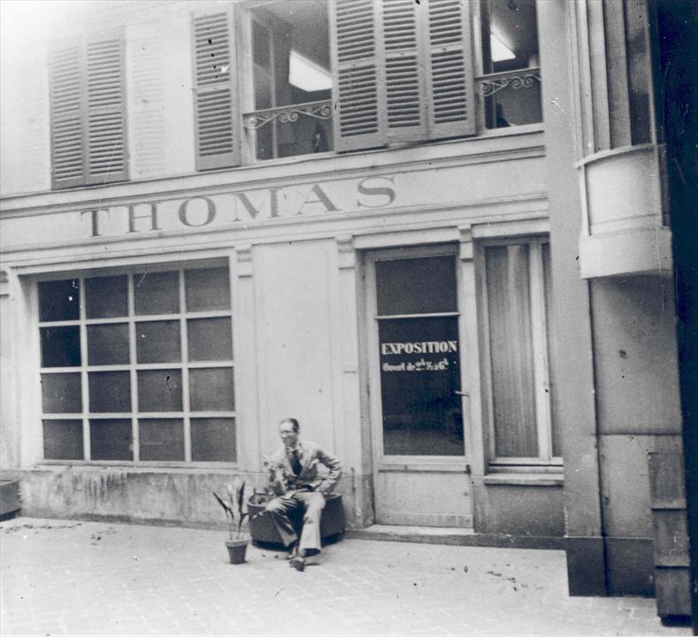 Шарль-Эдуард Жаннере в галерее Thomas, Париж, 1918 год