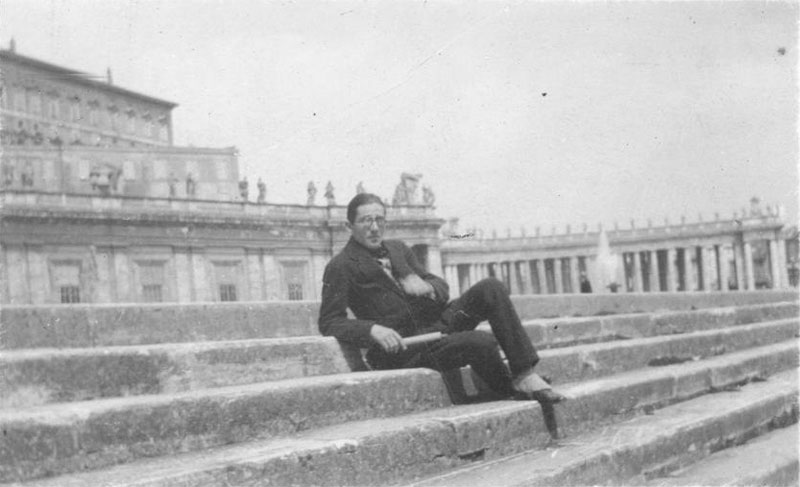 Шарль-Эдуард Жаннере в соборе Святого Петра, Рим, 1921