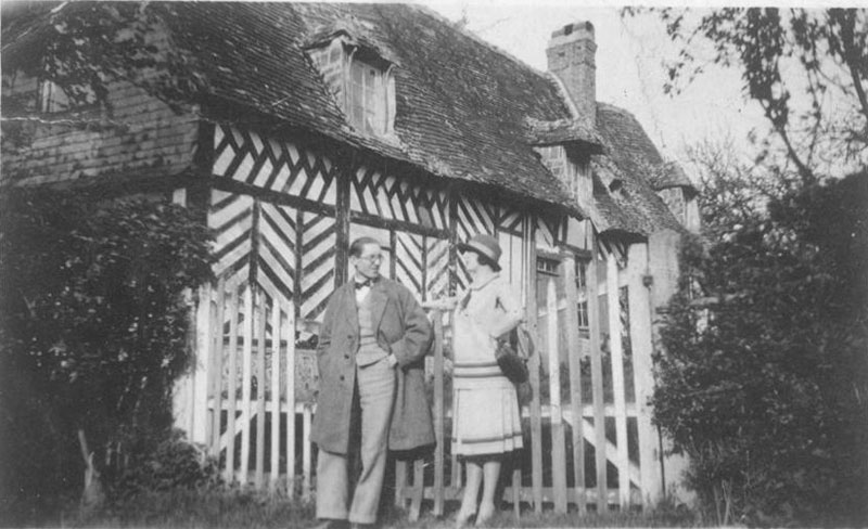 Ле Корбюзье и его жена Ивонна