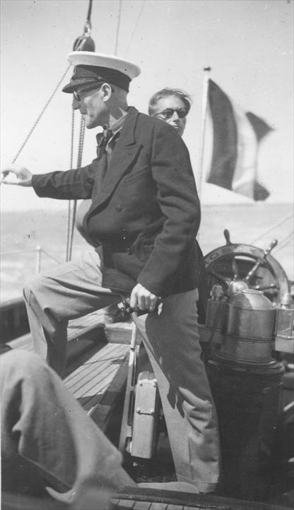 Участники CIAM IV на борту корабля "Патрис II", Афины, 1933