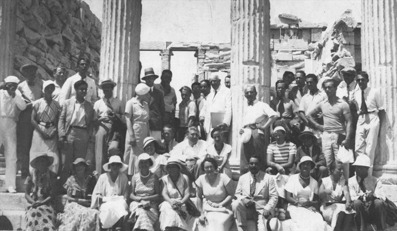 Участники CIAM IV, Акрополь, Афины, 1933