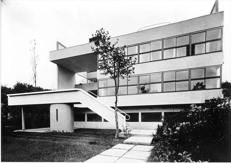 Ле Корбюзье / Le Corbusier. Вилла Штейн\де Монзи (Villa Stein-de-Monzie, Les Terrasses, Garches (Vaucresson), Франция. 1926