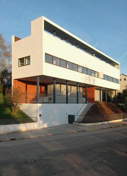 Ле Корбюзье / Le Corbusier. Дома в поселке Вейссенгоф (Maisons Weissenhof-Siedlung), Штутгарт, Германия. 1927