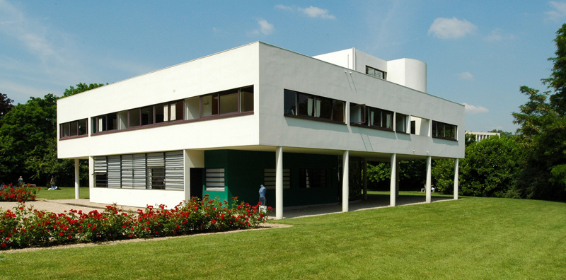 Ле Корбюзье / Le Corbusier. Вилла Савой (Villa Savoye), Пуасси (Poissy-sur-Seine), Франция. 1928-1931