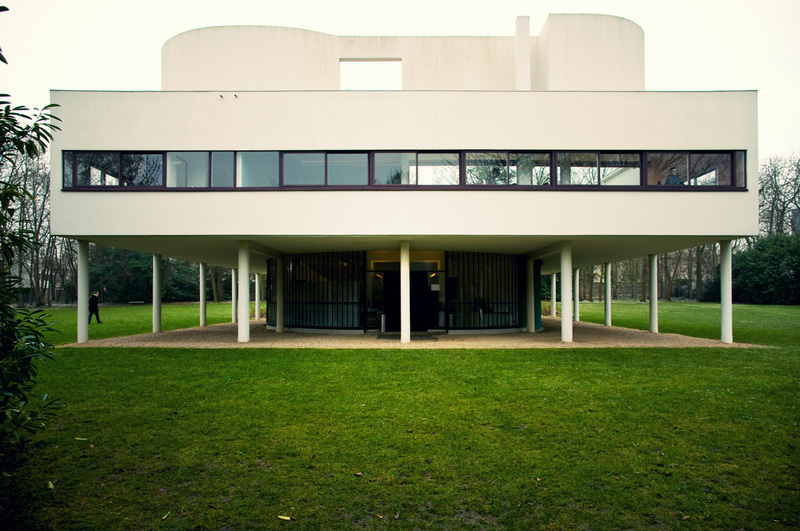 Ле Корбюзье / Le Corbusier. Вилла Савой (Villa Savoye), Пуасси (Poissy-sur-Seine), Франция. 1928-1931