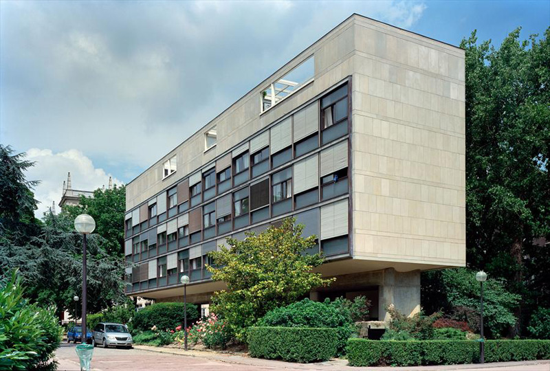 Ле Корбюзье / Le Corbusier. Швейцарский павильон в Интернациональном студенческом городке (Pavillon Suisse, Cité Internationale Universitaire), Париж. 1930-1932