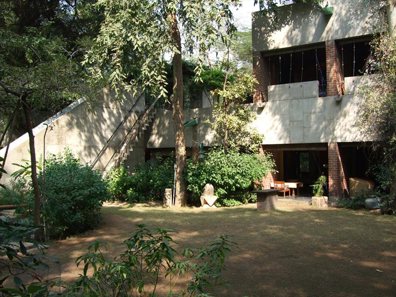 Ле Корбюзье / Le Corbusier. Вилла Manorama Sarabhai, Ахмедабад, Индия. 1951