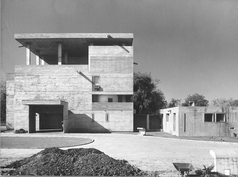 Ле Корбюзье / Le Corbusier. Вилла Shodhan, Ахмедабад, Индия. 1951