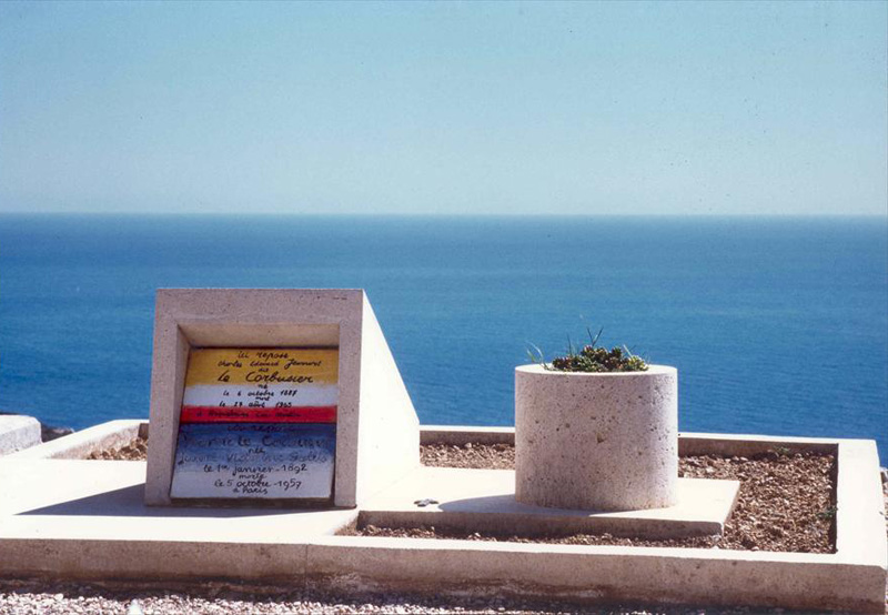 Могила Ле Корбюзье, Roquebrune-Cap-Martin, Франция. 1955 (1965)