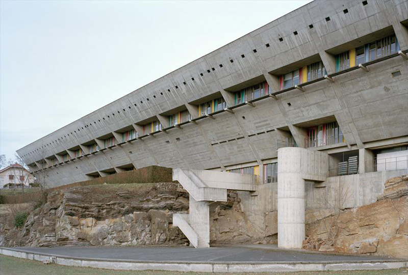 Ле Корбюзье / Le Corbusier. Дом культуры Фирмини (Maison de la culture de Firminy-Vert), Франция. 1956-1965