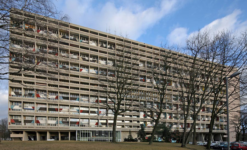 Ле Корбюзье / Le Corbusier. Жилая единица (Unite d'Habitation), Берлин, Германия. 1957