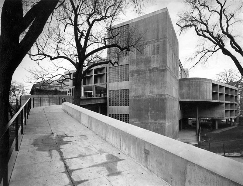 Ле Корбюзье / Le Corbusier. Карпентер-Центр Визуальных Искусств (Carpenter Center for the Visual Arts), Harvard University, Cambridge, Massachusetts, США. 1962