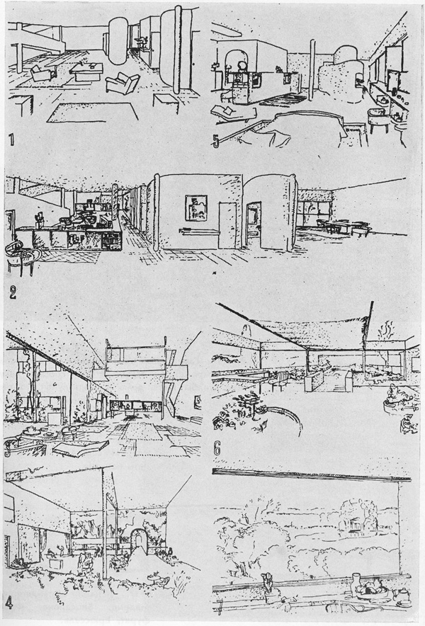 1925 год. Проект дома госпожи М. в Париже. Ле Корбюзье. Творческий путь / Le Corbusier. Textes et planches