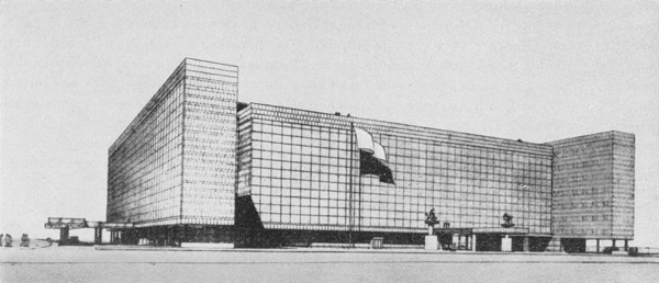 1928 год. Здание Центросоюза в Москве. Ле Корбюзье. Творческий путь / Le Corbusier. Textes et planches
