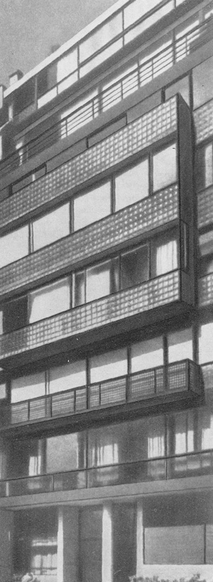 1931 год. Жилой дом на улице Нунгессер и Коли. Ле Корбюзье. Творческий путь / Le Corbusier. Textes et planches