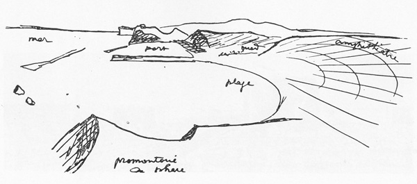 1934 год. План Немура в Африке. Ле Корбюзье. Творческий путь / Le Corbusier. Textes et planches