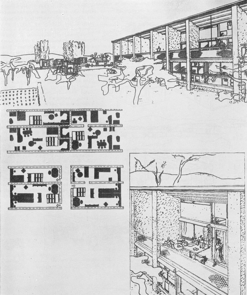 «Месопотамские дома». Ле Корбюзье. Творческий путь / Le Corbusier. Textes et planches