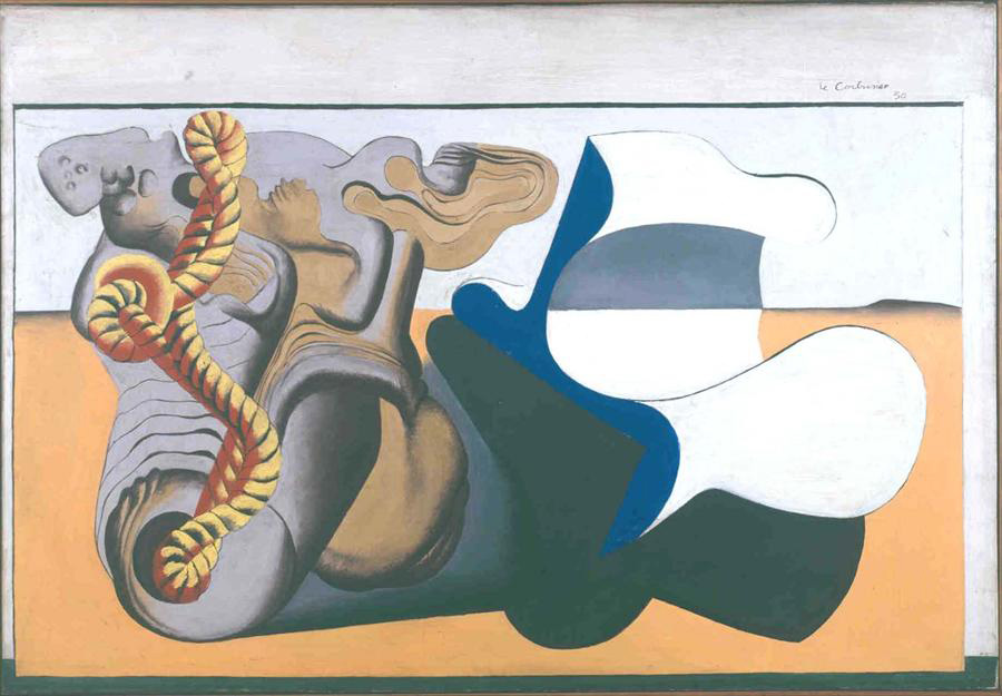 Ле Корбюзье / Le Corbusier, Nature morte à la racine et au cordage jaune, 1930