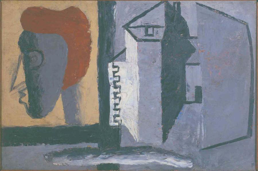 Ле Корбюзье / Le Corbusier, Tête de femme, Vézelay, 1943