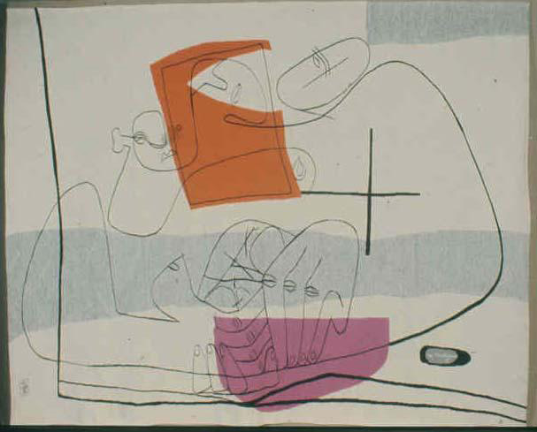 Ле Корбюзье / Le Corbusier, Les mains, 1951