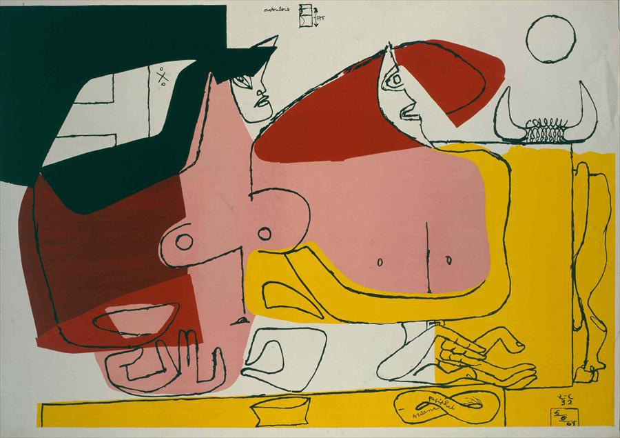 Ле Корбюзье / Le Corbusier, Ariane et Pasiphaé, 1961