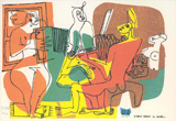 Ле Корбюзье / Le Corbusier, L'ennui régnait au dehors !..., 1959