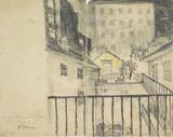 Ле Корбюзье / Le Corbusier, Cour intérieure avec balustrade, 1911