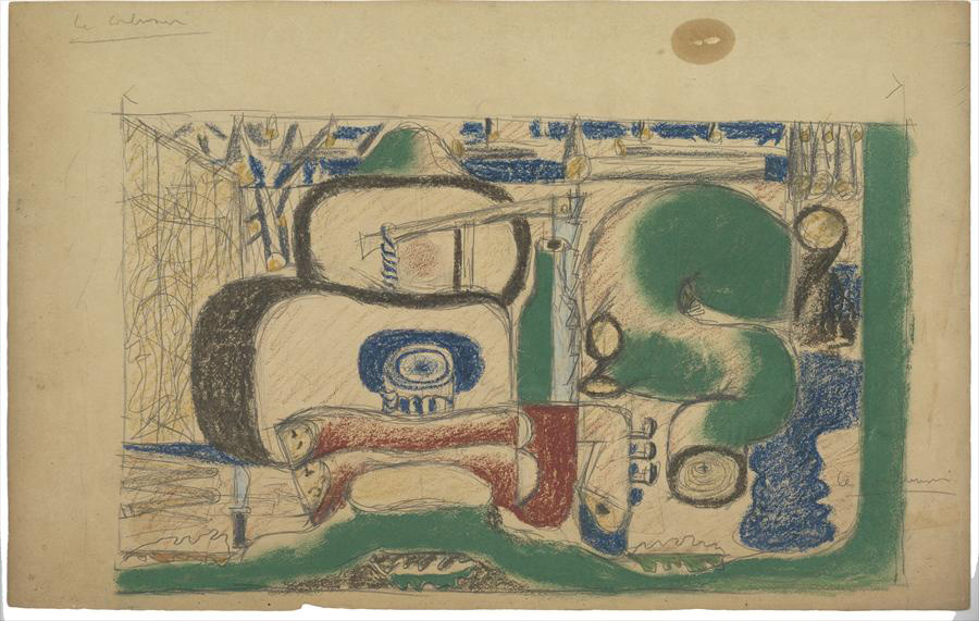 Ле Корбюзье / Le Corbusier, Étude sur le thème du "bûcheron", 1931
