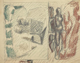 Ле Корбюзье / Le Corbusier, Etude sur le thème du tableau "Composition à cadence harmonique", 1931