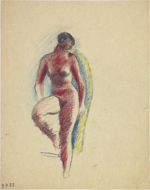 Ле Корбюзье / Le Corbusier, Femme debout sur un pied, 1930