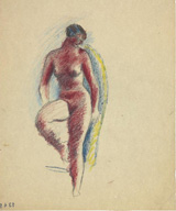 Ле Корбюзье / Le Corbusier, Femme debout sur un pied, 1930