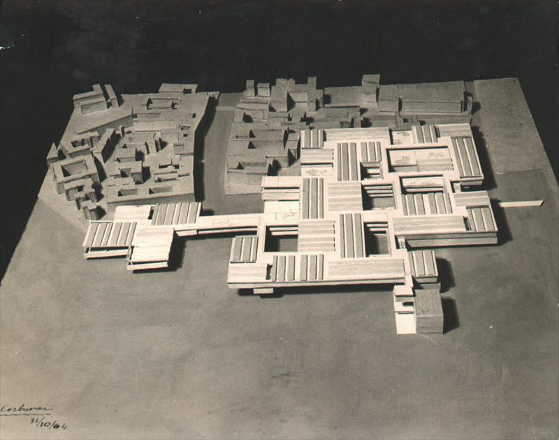 Ле Корбюзье / Le Corbusier. Проект больницы, Венеция, Италия. 1964