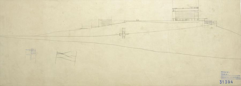 Ле Корбюзье / Le Corbusier. Проект горнолыжной станции, Вар, Франция. 1939