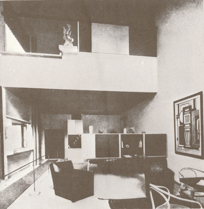 Ле Корбюзье / Le Corbusier. Интерьер павильона «Эспри Нуво». 1925