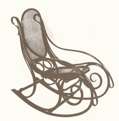 Кресло-качалка Тоне. 1860