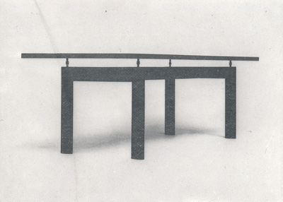 Ле Корбюзье / Le Corbusier. Стол из трубок овального сечения. 1929