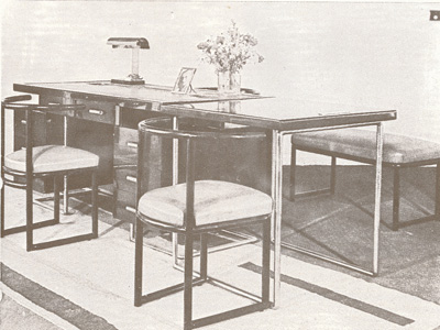 Роберт Малле-Стевенс Мебель для учреждения. 1928