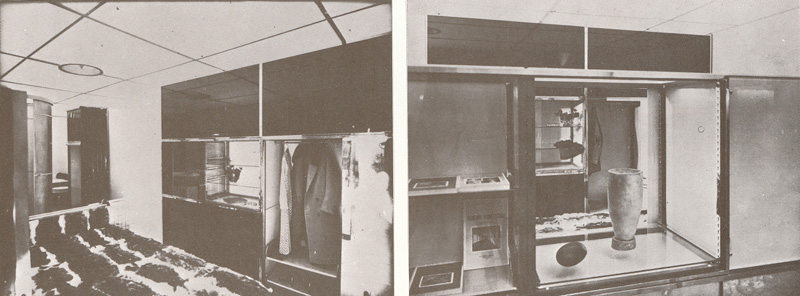 Ле Корбюзье, Пьер Жаннере, Шарлотта Перриан: Стальная мебель (стандартные единицы). 1928 («Модулёр»)
