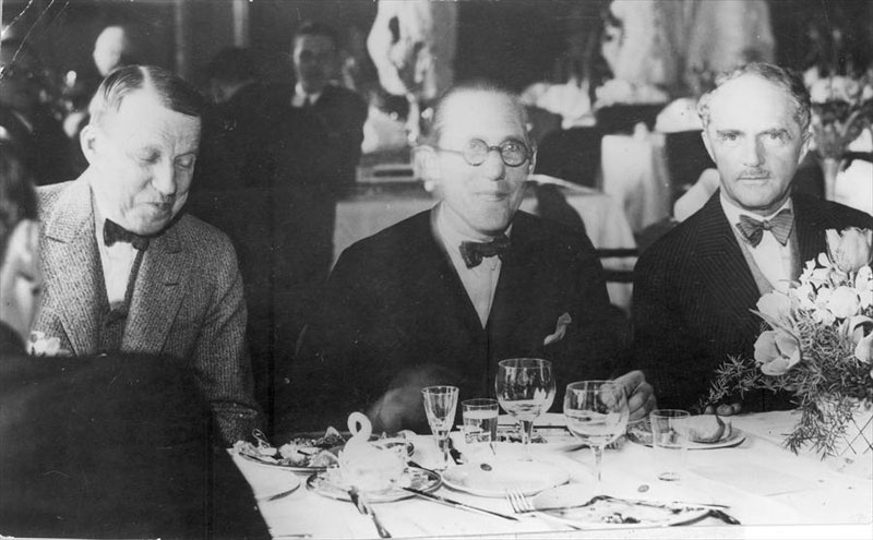 Ле Корбюзье на конференции в Стокгольме, 1932 Фото: The New York Times
