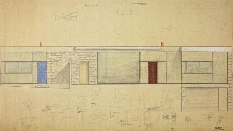 Ле Корбюзье / Le Corbusier. Вилла H. de Mandrot, Le Pradet, Франция. 1929