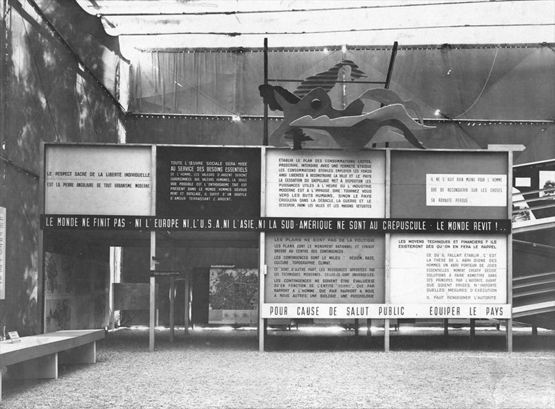 Ле Корбюзье / Le Corbusier. Pavillon des Temps Nouveaux, Париж, Франция. 1936