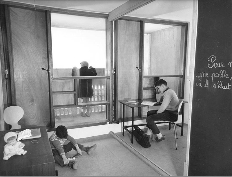 Ле Корбюзье / Le Corbusier. Жилая единица (Unité d'Habitation), Briey-en-Forêt, Франция. 1956-1957