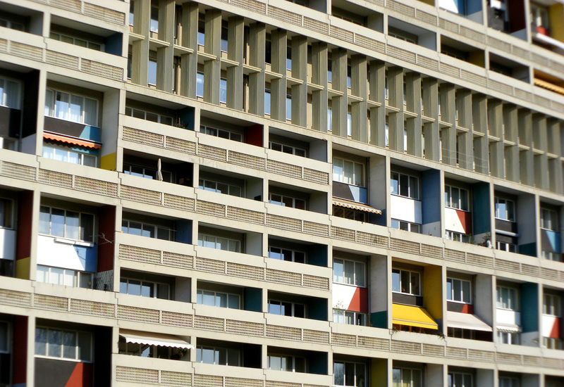 Ле Корбюзье / Le Corbusier. Жилая единица (Unite d'Habitation), Берлин, Германия. 1957
