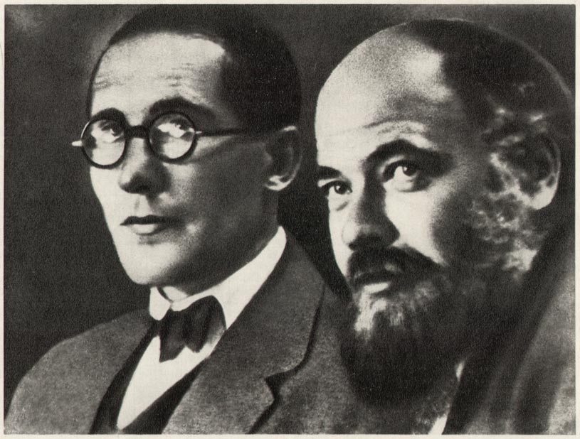 Ле Корбюзье и Александр Веснин. 1928 г.