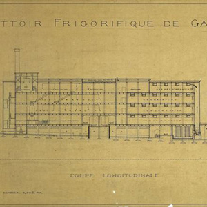 Проект мясохладобоен, Garchisy, Франция. 1918