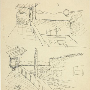 Croquis Chartreuse d'Ema (Florence), 1911