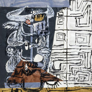 Le taureau conquérant (projet de tapisserie), 1953