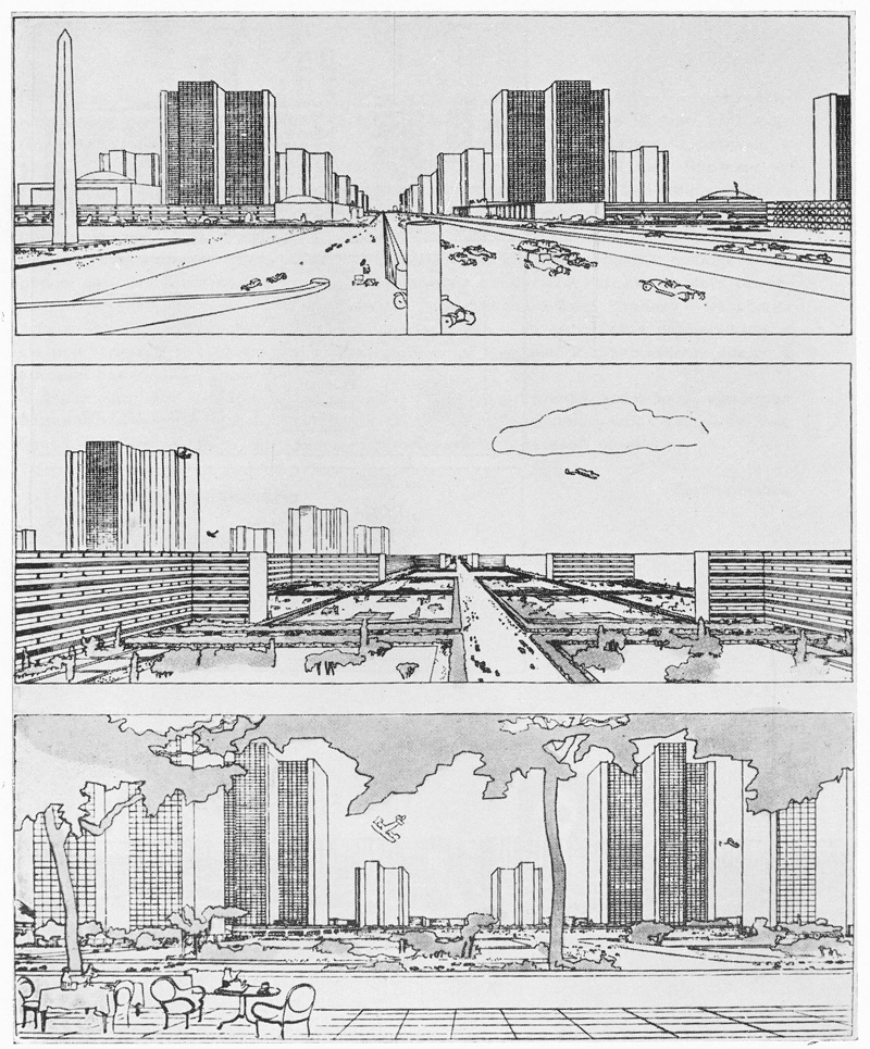 Проект современного города на 3 млн. жителей. Ле Корбюзье. Творческий путь / Le Corbusier. Textes et planches