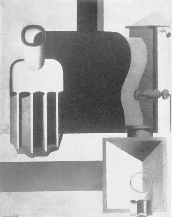 «Вертикальная гитара», 1920. Холст 1,00х0,81 м. Ле Корбюзье. Творческий путь / Le Corbusier. Textes et planches