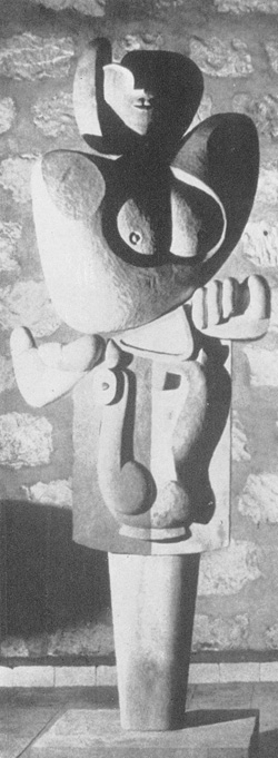 Скульптура, выполненная по пропорциям Модулора, 1953 год. По желанию может быть составной или подвижной. 1950 год. Ле Корбюзье. Творческий путь / Le Corbusier. Textes et planches